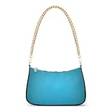 Oceanic - Bolsos de mano para mujer, diseño floral, con cierre de cremallera, correa de cadena