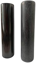 Shungite Harmonizer and Tulikivi Soapstone Mineral Harmonizers Cylindrical Matte 3X10 Chakras Harmonizer Shungite Protection Reiki Healing Natural Authentic Russian Stone