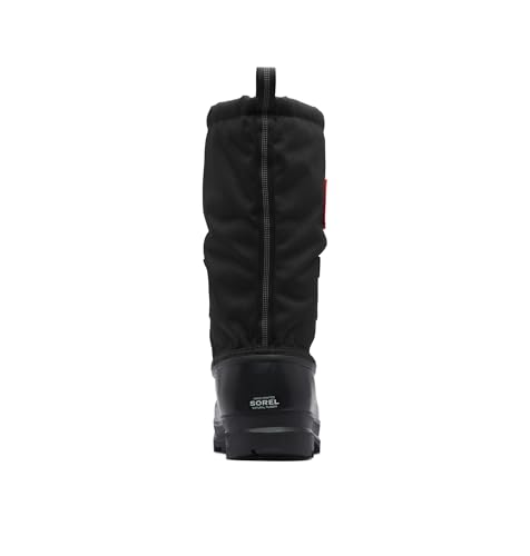 Sorel Men's Glacier XT Winter Boot, Black/Red Quartz, 12 by Sorel - Image 3