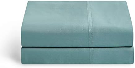 YnM Bamboo Bed Sheet Set, 400TC Fabric with 2 Pillowcases and Flat Sheet, Deep Pocket Fit 35cm, Cooling and Silky-Soft Feel, Sweat Wicking, 4 Piece