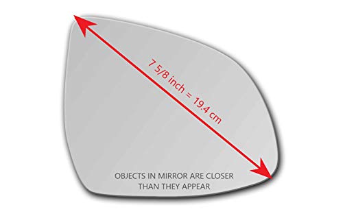 New Replacement Mirror Glass With Full Size Adhesive For 2015-23 Bmw X3 X4 X5 X6 X7 Alpina Xb7 Passenger Side View Right Rh #TOP1