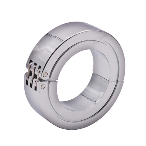 Stainless Steel Fixed Training Ring, Men's Stretching Exercise Workout Accessory (UKF73) (L)