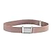Produktbild EVA Schmuck Elastische Vintage Taillengürtel Kinder Kleinkind Gürtel elastisch verstellbare Stretch Unisex Gürtel Silber quadratische Schnalle Canvas Belt für Herren und Damen