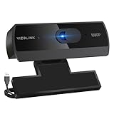 VIZOLINK 1080P Webcam with Built-in Microphone, W2N Web Cam, Privacy Cover, 75° FOV, Noise Cancellation, Plug & Play Web Camera for Computer, USB Webcam for Pc, Laptop, Desktop, Mac