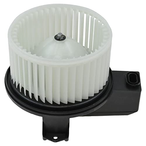Image of TRQ Heater Blower Motor with Fan Cage Wheel Compatible with 10-14 Ford Mustang