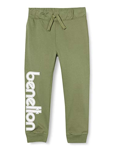 United Colors of Benetton 3BC1I0986 Pantaloni, Verde (Four Leaf Clover 07N), 158 (Taglia Produttore:El) Bambino