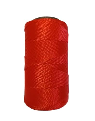 High Strength Nylon String line #18, 500 Ft,Nylon Twine for Construction, Archaeology,Garden,Tomato,Climbing Plant,Tie Floristry,Fishing,Wrapping,Camping and Outdoor Survival ï¼ˆRedï¼‰