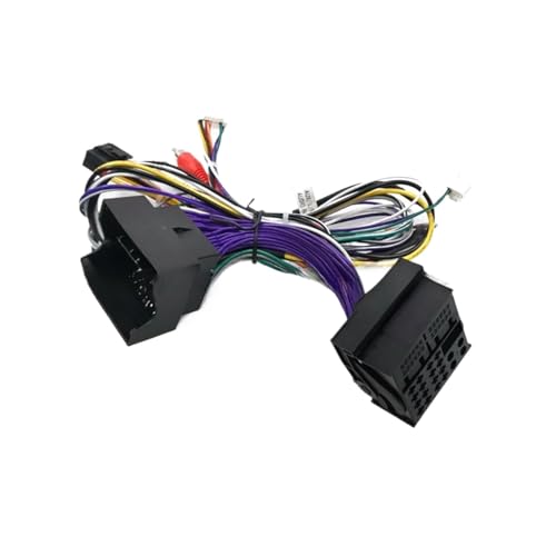 Autoradio Canbus Box Adapter Hiworld Kompatibel mit Peugeot 407 2004-2011 Save CD Funktion Kabelbaum Kabel Android 16 Pin Stromkabel(Cable Only)