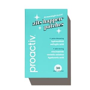 Proactiv Zits Happen® Hydrocolloid Acne Patches- Pimple Patches for Face and Back Acne with Pore Cleansing Salicylic Acid- 30 Count