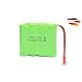 Produktbild 4.8V 1800mAh NIMH Akku mit 2-Poliger JST-Stecker Anschluss für u. a. RC Fahrzeuge, Trucks, Boote, Schiffe, Bagger, Crawler, Buggy, Panzer u. a. RC Modelle