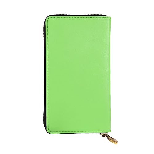 Portefeuille long en cuir noir 19x10,5 cm élégant pour les femmes tendance
