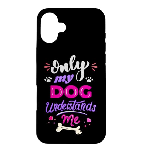 Only My Dog Understands Me - �ʔ������D���̃��[���A �X�}�z�P�[�X iPhone 16 Plus �p
