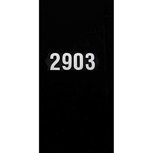 Address America Boardwalk Lawn Reflective Address Yard Sign – Diy With 48" Post, – Double-Sided, #TOP5