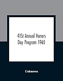 41St Annual Honors Day Program 1965