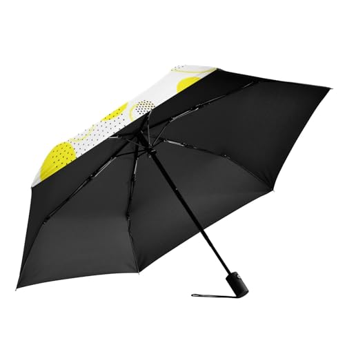 Parapluie géométrique à pois jaunes pour le camping et les professionnels - 2
