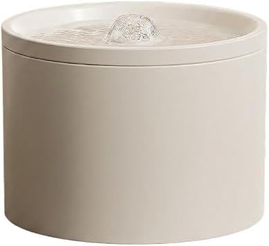 PureFlow Ceramic Cat Fountain 1L White,Default-15 * 11cm