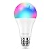Produktbild meross Smart LED Lampe, WLAN dimmbare Glühbirne intelligente Mehrfarbige Birne Äquivalent 60W E27 2700K-6500K kompatibel mit Alexa, Google Home und SmartThings, Warmweiß, Rgbcw
