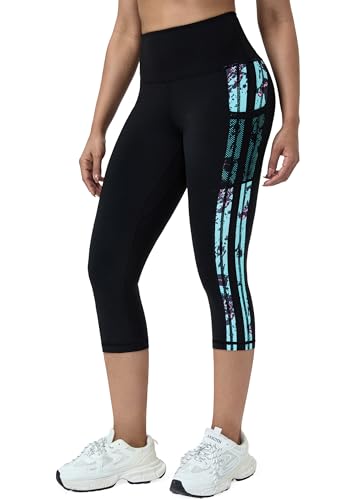 Moprichous Leggings Damen 3/4 mit TascheSporthose Damen lang Blickdicht Jogginghose Damen Fitnesshose M