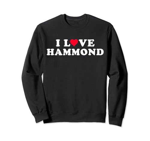 Amo Hammond Matching Girlfriend & Nome Hammond del fidanzato Felpa