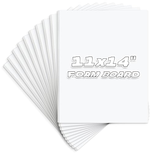 Golden State Art foam core backing boards 11x14 white