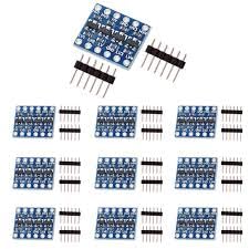 10pcs 4 Channels IIC I2C Logic Level Converter Bi-Directional Module 3.3V to 5V Shifter Compatible With Arduino and ESP32 (Pack of 10)-image-14