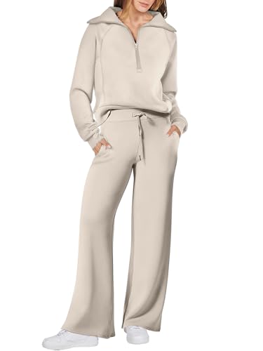 ANRABESS Women 2 Piece Outfits 2025 Fall Fashion Airport Wide