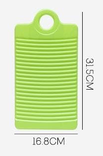 MAOYE Mini Washing Board Plastic Washing Board for Kids Shirts Washing File (Blue), Small - Image 3