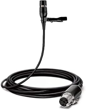 Lavalier Microphone for Shure wl185 Clip-on Lapel mic Unidirectional Vocals Instrument