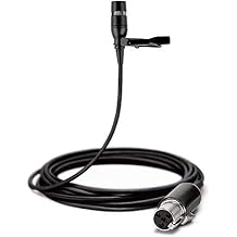 Lapel Microphone for shure mx150 Microphone Clip-on Collar Unidirectional Live Speech Vocals