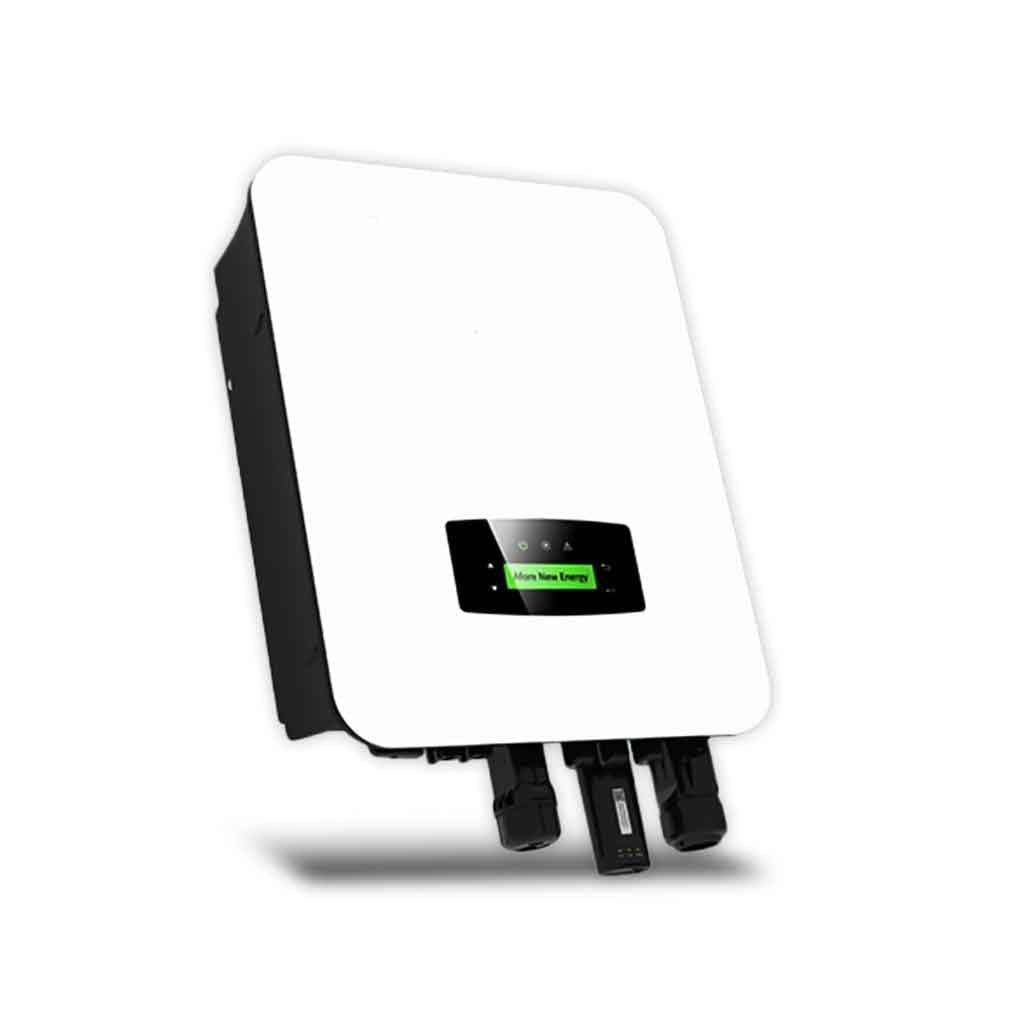 Inversor fotovoltaico monofásico, híbrido On-Grid/Off-Grid, certificado CEI 0-21, medidor inteligente integrado, WiFi y TA incluidos, IP65 (3,6 KW)
