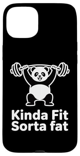 Kinda Fit Sorta Fat Funny Panda W tBbglX EGCgteBO X}zP[X iPhone 15 Plus p