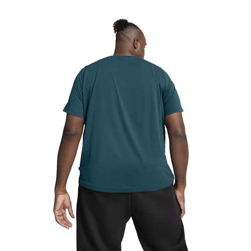 T-Shirt Graphique PUMA Homme Vert Froid XL Tall vêtement coupe longue grande taille - 3