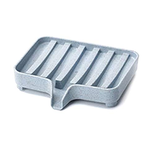 Preisvergleich Produktbild ShenyKan Creative Weizenstroh Kunststoff Rutschfester Seifenhalter Ablaufregal Badezimmer Seifenschale Aufbewahrungsbox Organizer Rack