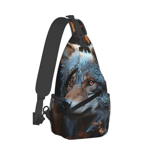 Morrales de hombro para senderismo negro unisex
