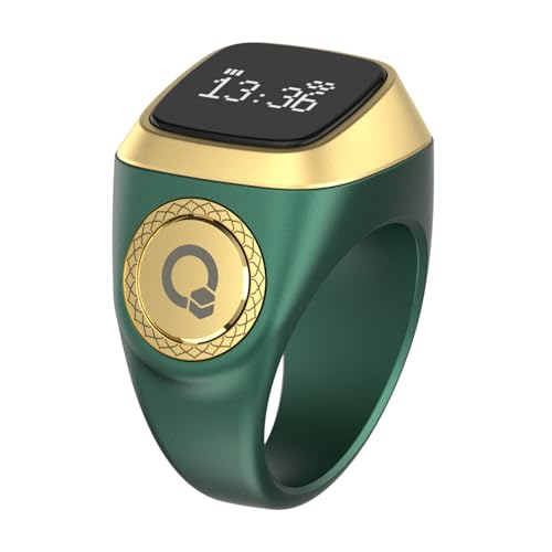 カウンタ祈祷 - スマート リング カウント 充電式、電子 カウンター | カウンタ祈祷指リング礼拝電子カウンター、振動リマインダー付きデジタル電子 カウンター E