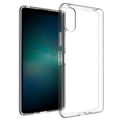 Oprimio Coque transparente pour Sony Xperia 10 VI [Coque en silicone] [%100 % transparent] [Matériau allemand] [Ultra fin] Coque de protection transparente...