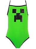 Minecraft Mädchen Badeanzug Grün 128