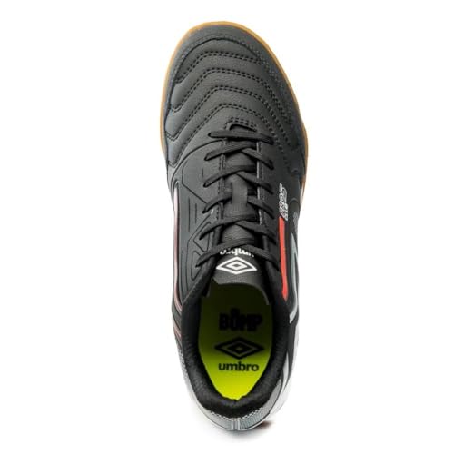 Chuteira Futsal Umbro Pro 5 Bump Club Preto/prata/coral U01fb042-180 40