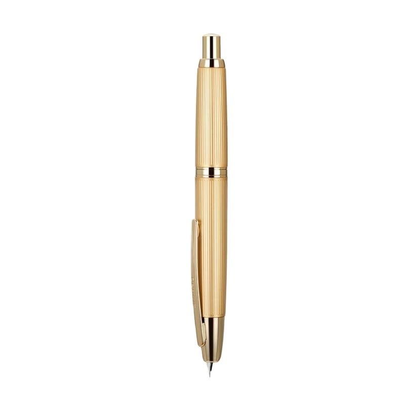 Stylo plume rétractable lot de 10 stylos encre métal pointe F 0,5mm