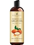 Handcraft Blends Moroccan Argan Oil - 236 ml - 100% Pure and Natural - Cold-Pressed Argan Oil from Morocco - Ideal for Hair, Skin, and Massage