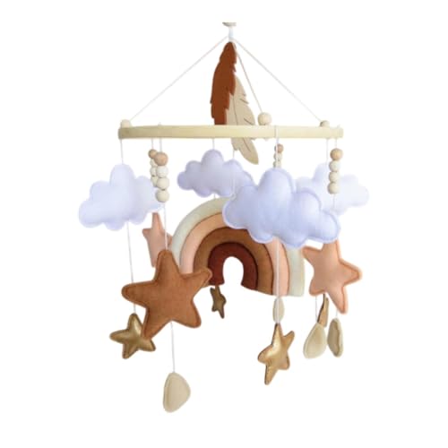 Carillon éolien en bois pour apaiser les pleurs de bébé et faciliter le sommeil