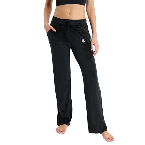 Image of Juicy Couture Women's Velvet Fleece Lounge Pajama Pant with Rhinestones
