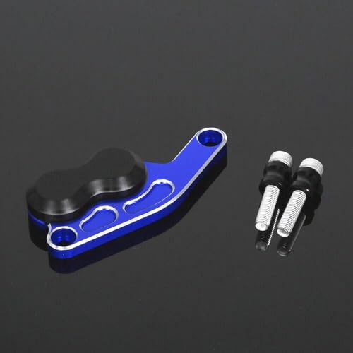 Monkey VorderbremsScheiben-Rotor-Schutzabdeckung-Schutzslider-Rahmenschutzslider, kompatibel mit Monkey 125 2018-2024, 3D-CNC-Aluminium-Motorradzubehör (Blau)