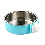 1.Aspetto:il design a doppio strato di questa ciotola per alimenti per animali domestici è semplice ed elegante, la ciotola rotonda per cani può essere utilizzata come cibo in gabbia o ciotola per l'acqua in gabbia, il blu è fresco e confortevole, in linea con il tuo caldo e romantico stile di vita.