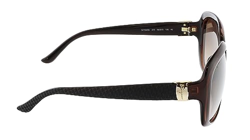 Salvatore Ferragamo Brown Gradient Rectangular Ladies Sunglasses SF739SA 210 594