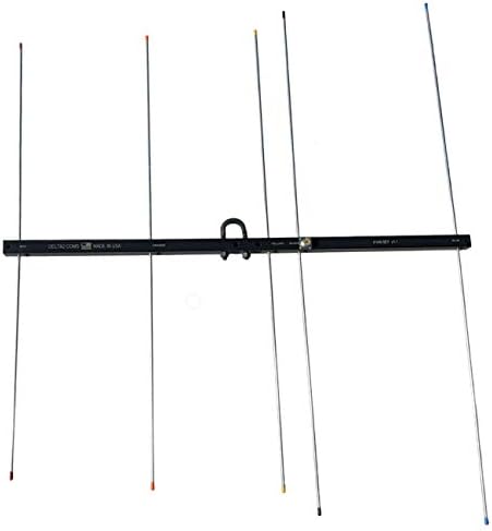 Delta2 Coms - Portable 2-Meter 144-148MHz VHF High-Gain Ham Radio Yagi Antenna - Made in USA