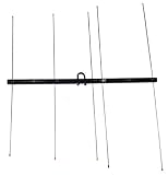 Delta2 Coms - Portable 2-Meter 144-148MHz VHF High-Gain Ham Radio Yagi Antenna - Made in USA