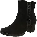 Weicher Gehcomfort Jana 100% comfort Damen 8-8-25318-23 Stiefeletten, Schwarz (Black 001), 40 EU