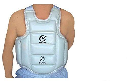 Plastron de karaté Wacoku réversible protection de buste karaté enfant bicolore