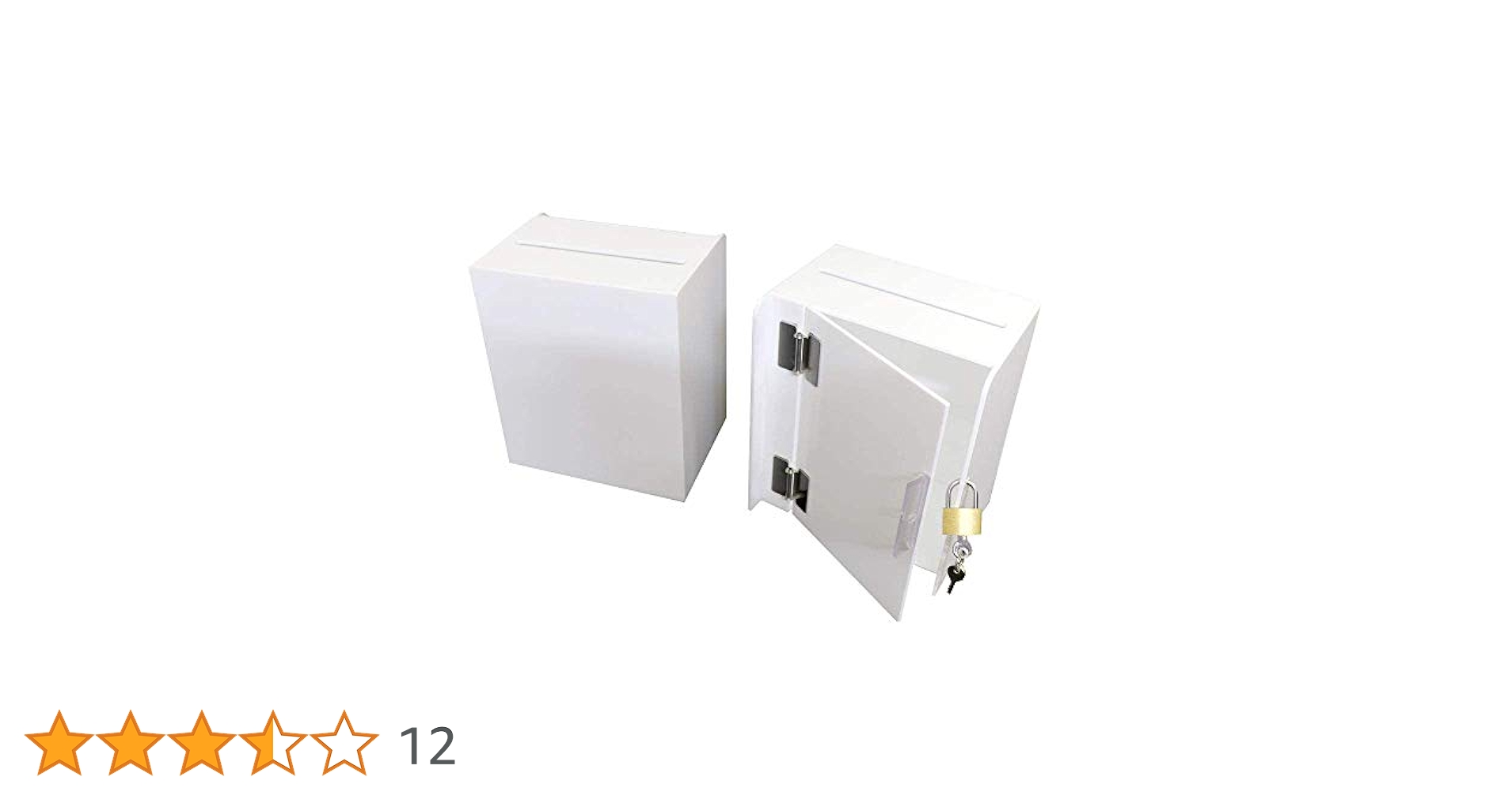 □２０１９年□１８cm◇ ◇箱入り・冊子付き◇ 鍵付きBOX 募金箱／応募箱／投票箱／アンケートボックス／多目的
